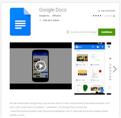 Google Docs Android App Download