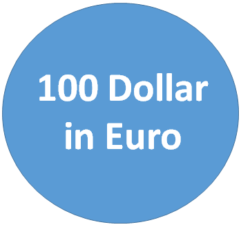 Ratgeber zur Umrechnung von 100 Dollar in Euro