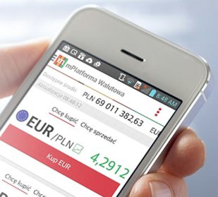 Die mBank mit innovativen mobilen Anwendungen. Quelle: www.mbank.pl